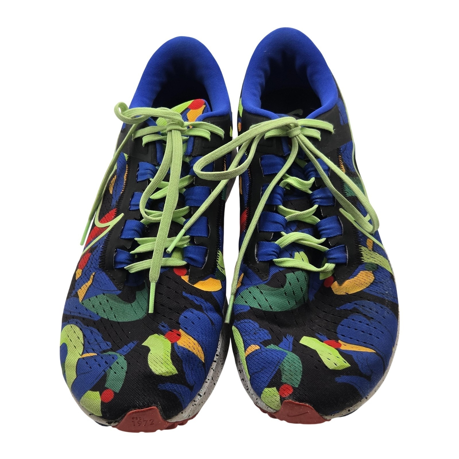 Nike Running Shoes Mens Size 12 Multicolor Print Low Top Sneakers Dd1827-001